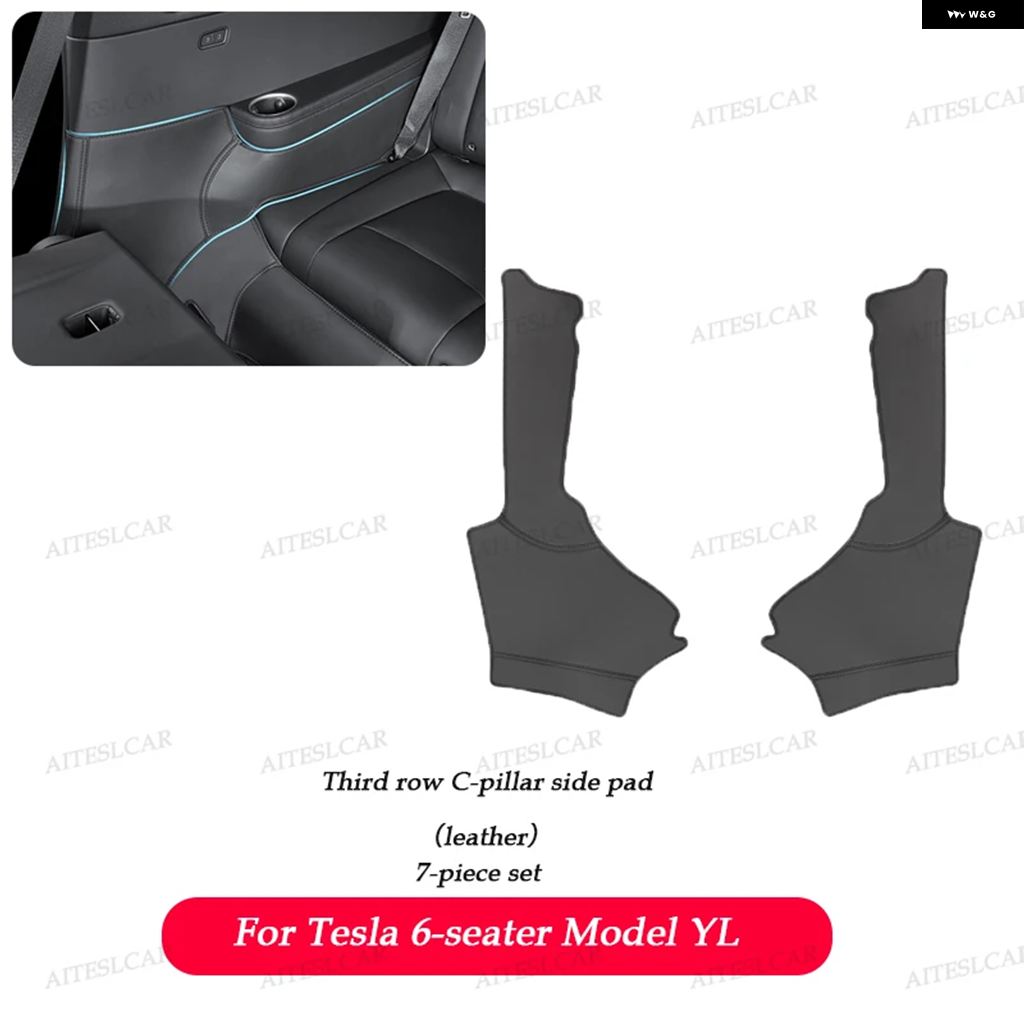 並行輸入品 テスラ モデルY L フロント/リア ドアシルガード 傷防止