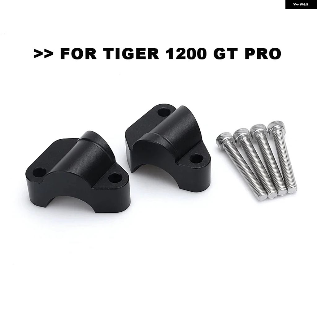 ブランド登録なし - 並行輸入品 自動二輪車 TIGER1200 TIGER 1200 GT PRO 2023 2024 手持ち部分赤ちょうちん ライザー TIGER 1200 GT PRO 手持ち部分赤ちょうちん マウント