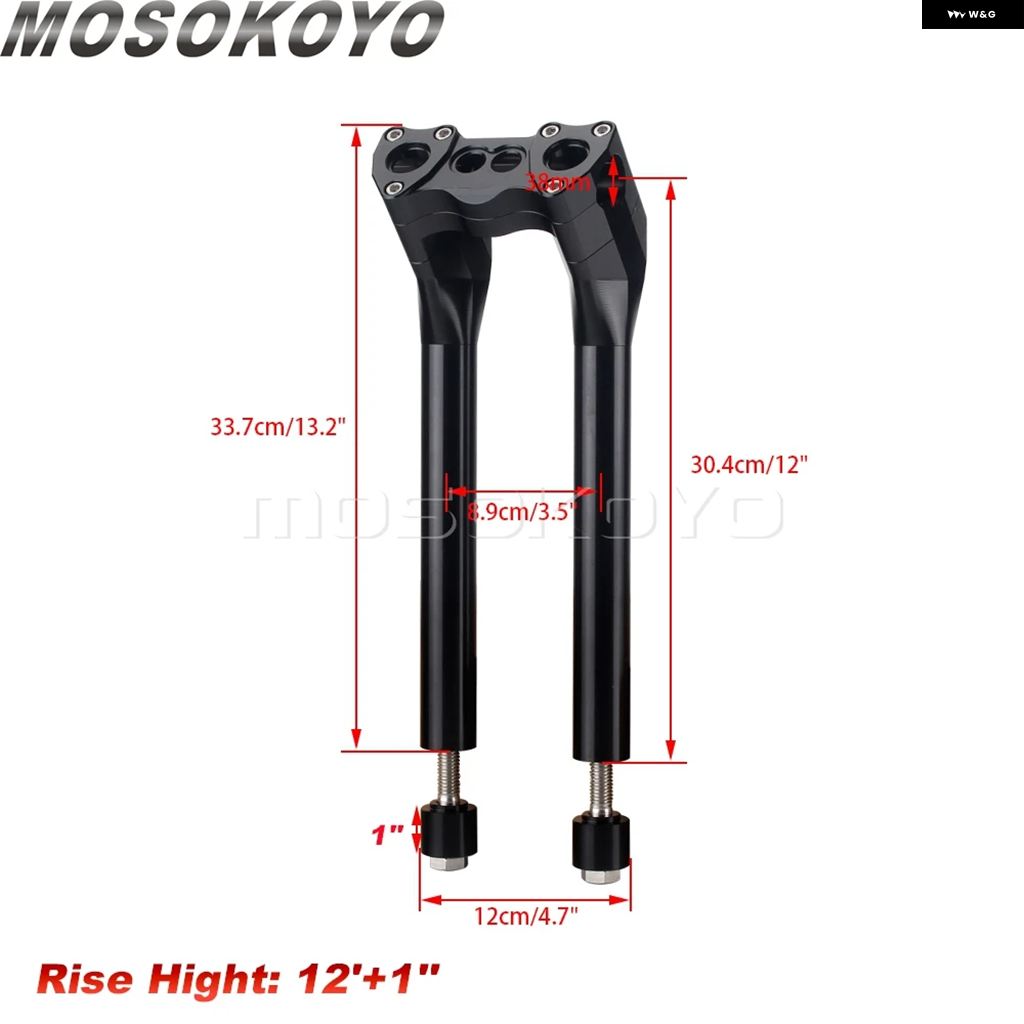 ブランド登録なし - 並行輸入品 6in 8in 10in 12in 1in プルバック 引っ切りない ライザー 手持ち部分赤ちょうちん ご機嫌 表現スタイル マウント クランプ ハーレー ダイナ ファ