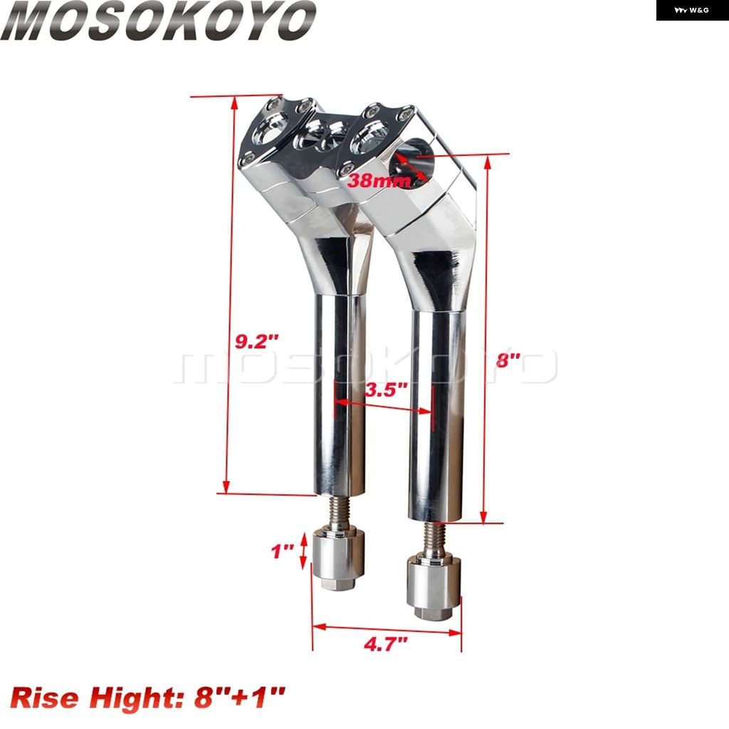 ブランド登録なし - 並行輸入品 6in 8in 10in 12in 1in プルバック 引っ切りない ライザー 手持ち部分赤ちょうちん ご機嫌 表現スタイル マウント クランプ ハーレー ダイナ ファ