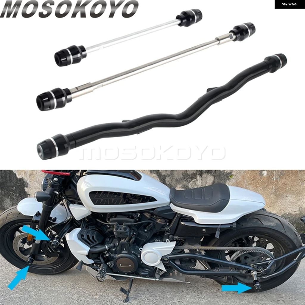 ブランド登録なし - 並行輸入品 RH1250S 自動二輪車 ペグ 衝突 赤ちょうちん フラットアウトバー 発動機 かばい立て プロテクター ハーレー 運動競技はやりっ子 S 1250 S 2021-2025 バンパー
