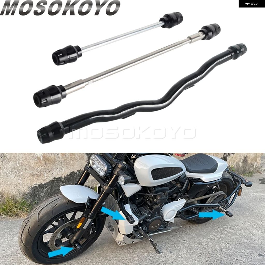 ブランド登録なし - 並行輸入品 RH1250S 自動二輪車 ペグ 衝突 赤ちょうちん フラットアウトバー 発動機 かばい立て プロテクター ハーレー 運動競技はやりっ子 S 1250 S 2021-2025 バンパー