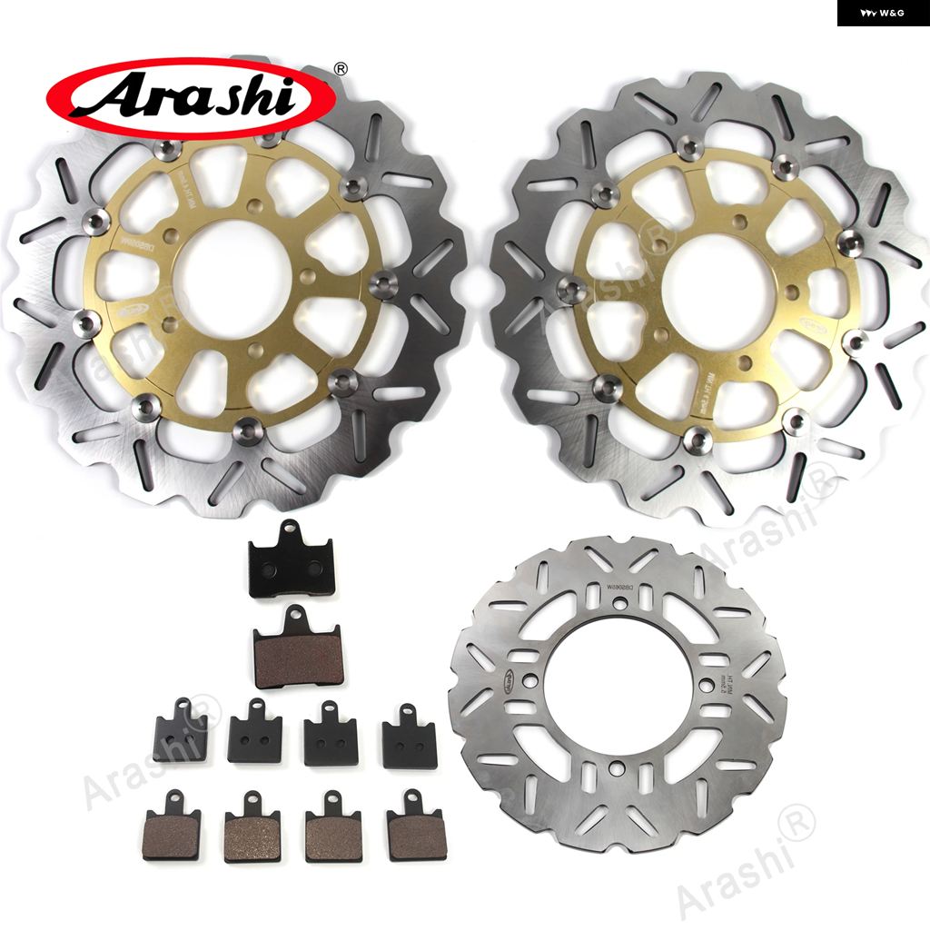 ブランド登録なし - 並行輸入品 カワサキ ZZR1400 ZZR 1400 ABS 2007 - 2016 2012 - 15 向こう正面/後押し ブレーキローター フローティング うち切りレコード盤 パッド 仕かける