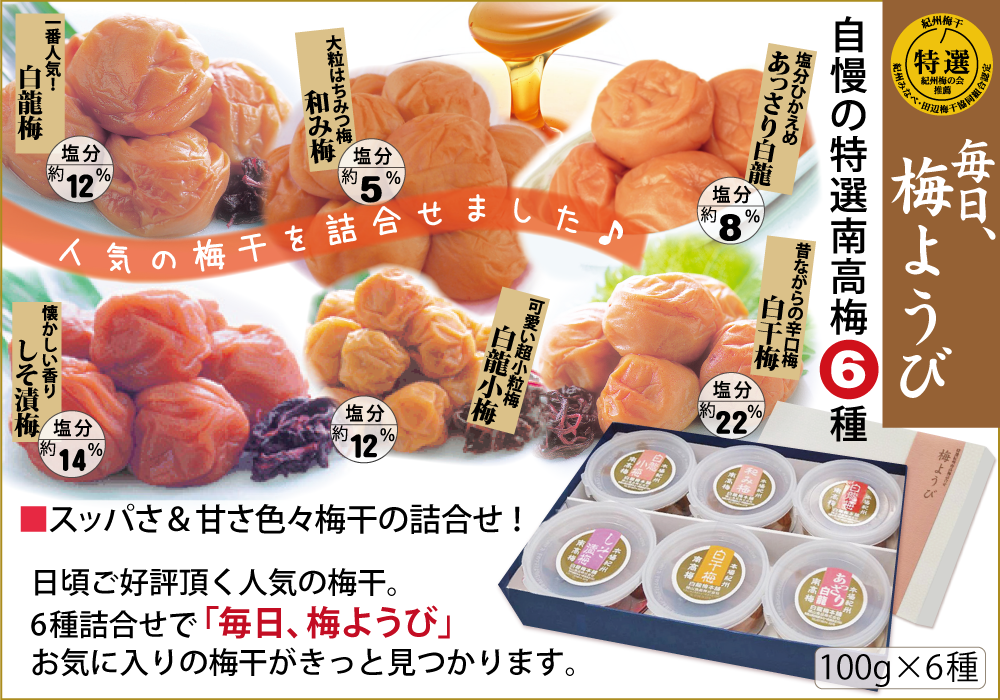 無添加 白干梅(2Lサイズ、450g)紀州南高梅 【梅農家厳選