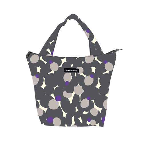 Hanna Hula（ハンナフラ） 折りたたみサブバッグ ファスナー付きエコ