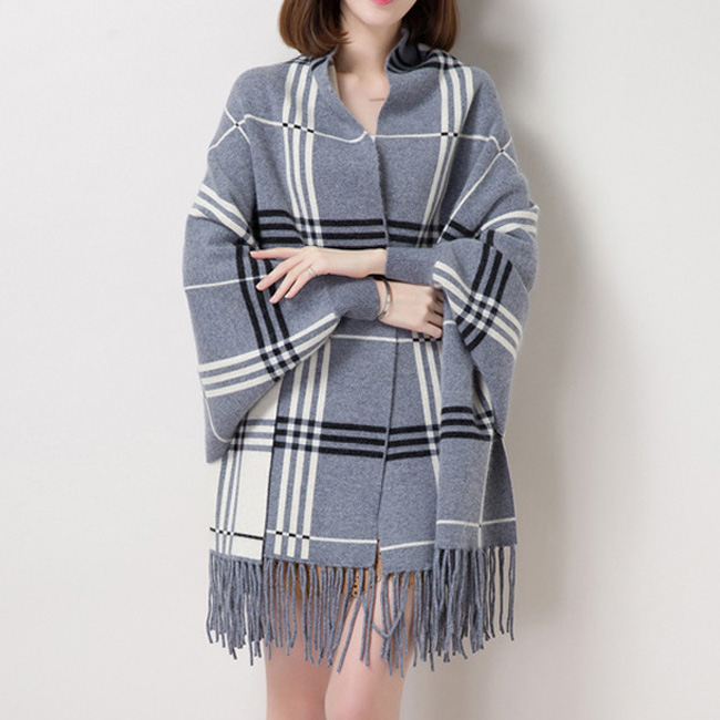 チェック柄大判ストール |  | 03