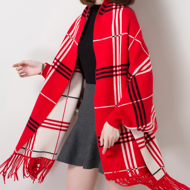 チェック柄大判ストール |  | 05