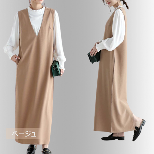 ノースリーブスリットジャンパースカート |  | 03