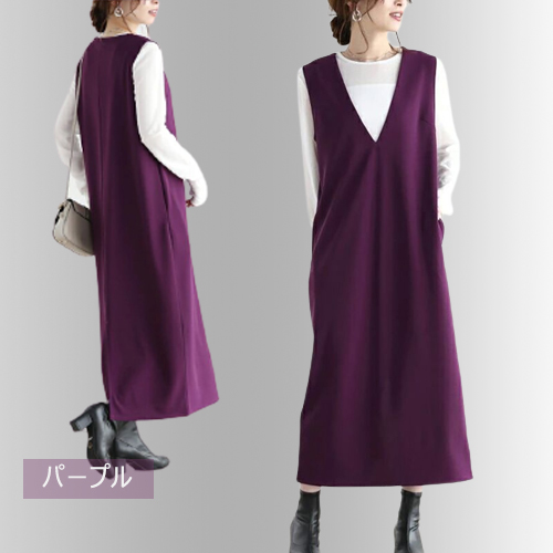 ノースリーブスリットジャンパースカート |  | 05