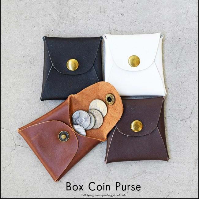 コインケース ボックスタイプ  高級ヌメ革 牛革 アクセサリーケース メンズ レディース