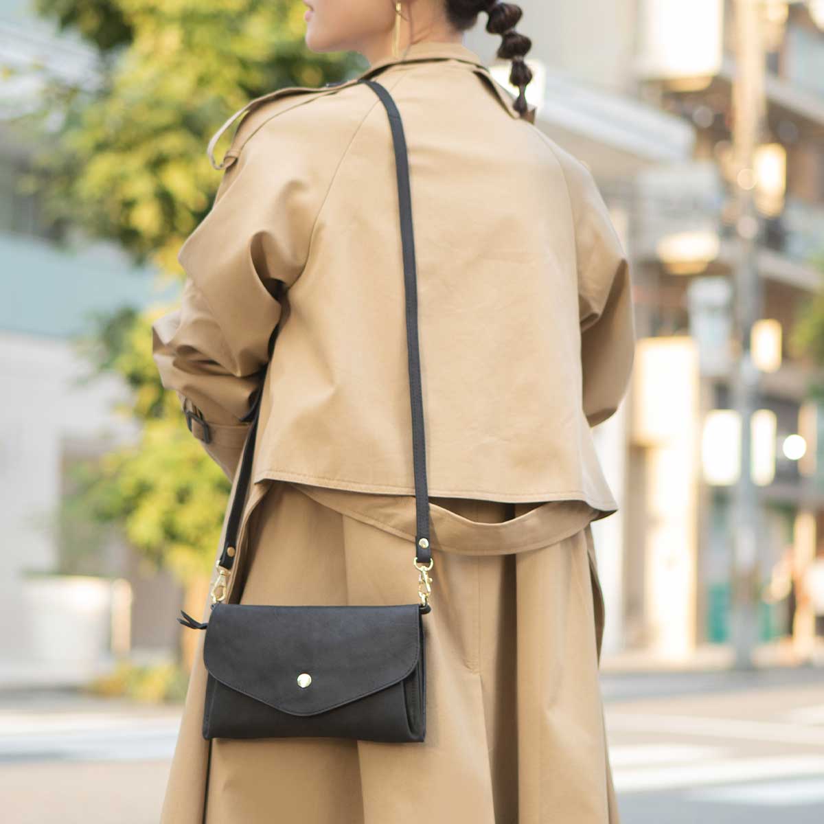 Hallelujah バッグ レディース メンズ ロングストラップ レザー