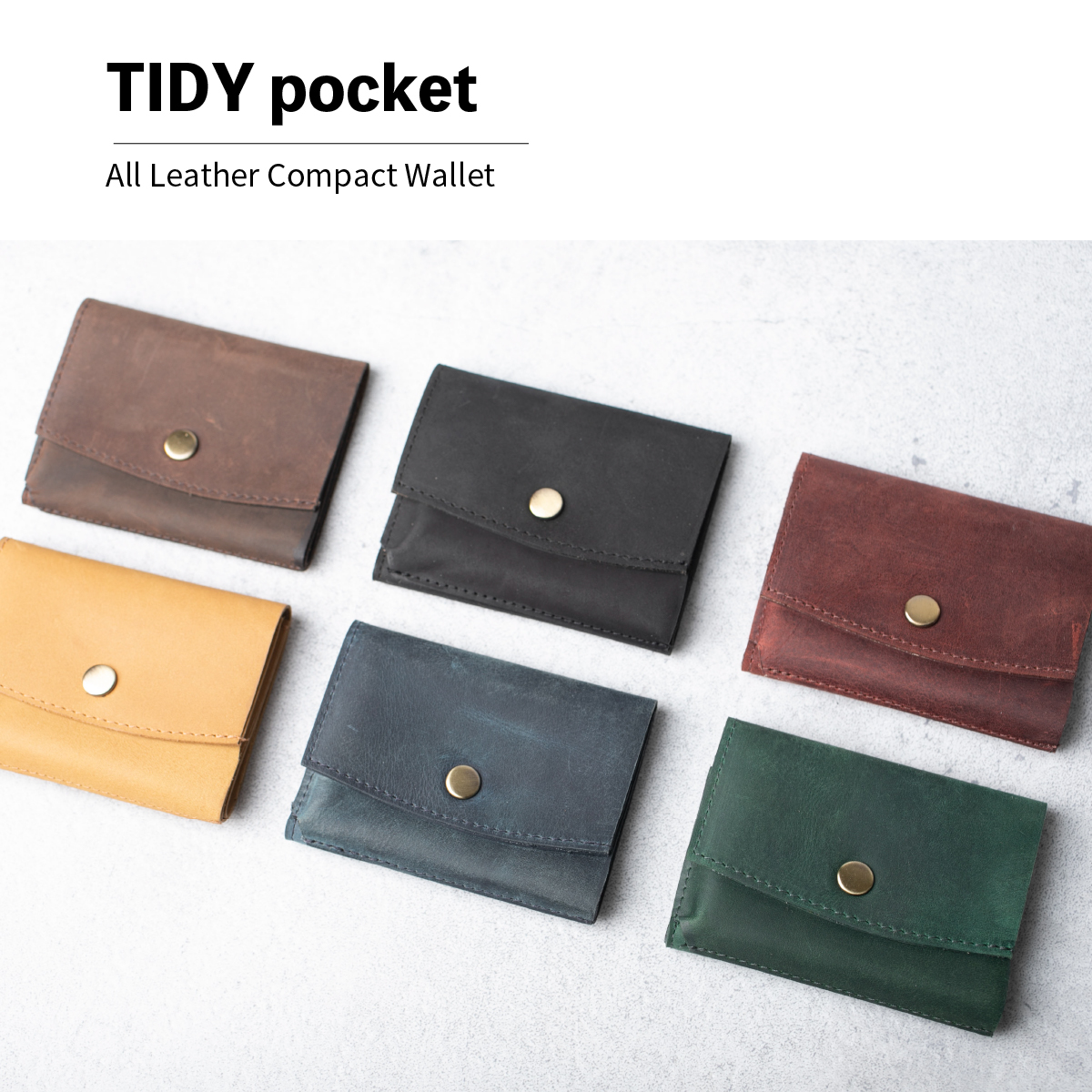 ミニ財布 レディース財布 メンズ財布 TIDY pocket 小さい財布