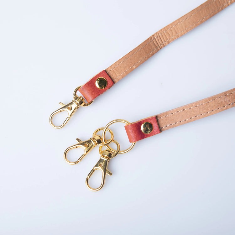 JAPAN FACTORY（ジャパンファクトリー） 栃木レザー ネックストラップ