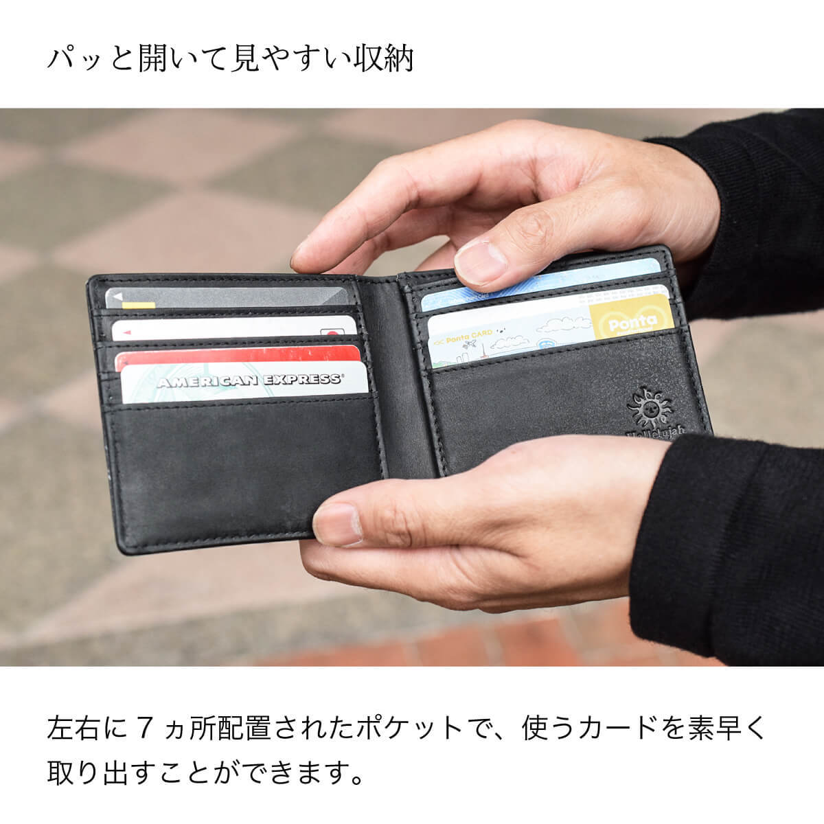 素晴らしい 新品 未使用本革 二つ折り財布 収納 ミニ財布 ユニセックス 折り財布 - getvolt.dk