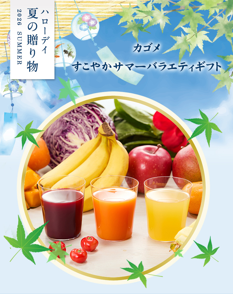 カゴメ すこやかサマーバラエティギフト 送料無料 野菜生活 野菜