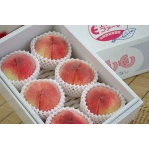 一宮の桃プレミアム特秀品 山梨県JAふえふき一宮西支所 小箱6玉 : 果物