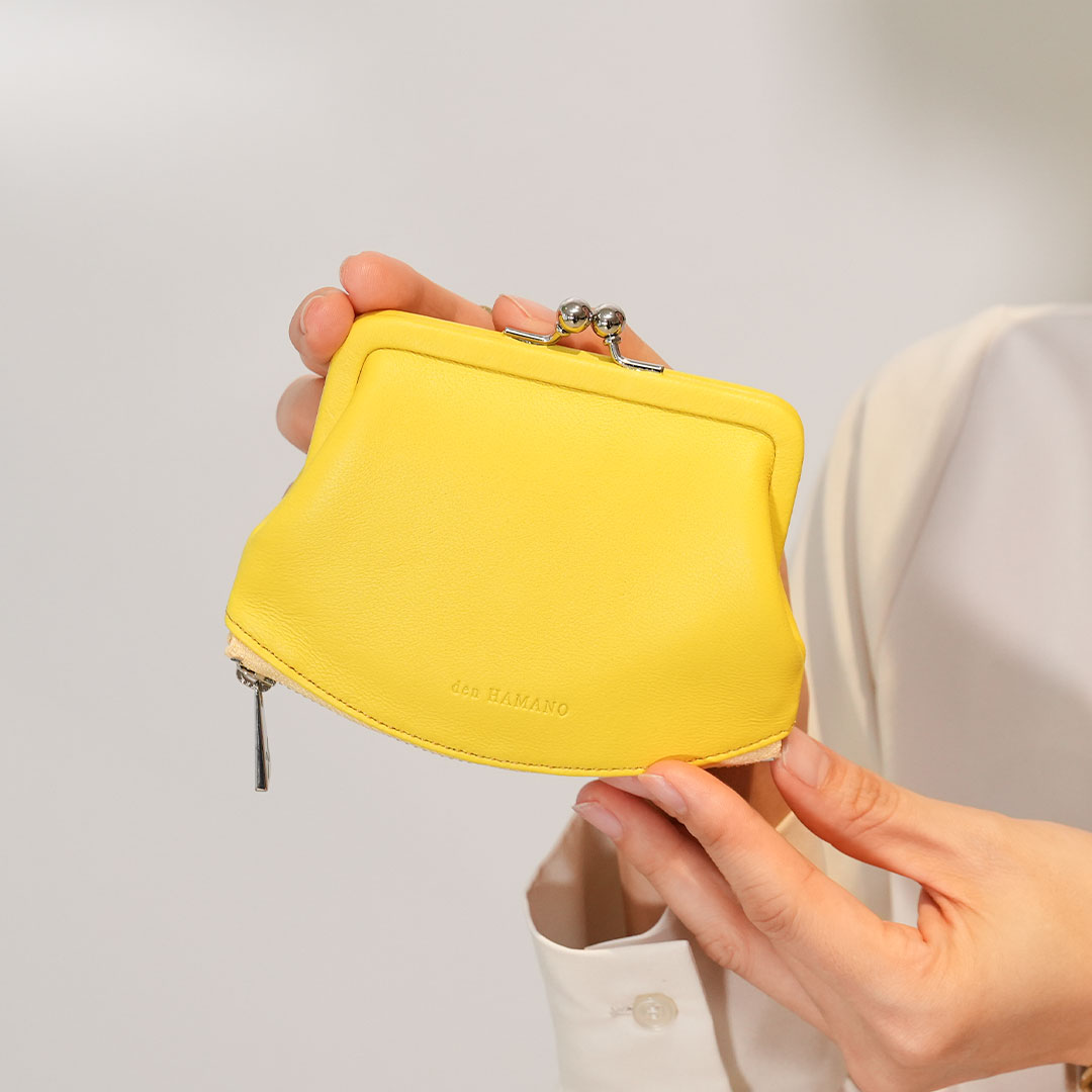 【傳濱野】まるでシフォンケーキみたいなふんわり上質ラムのがま口財布 chiffon gamaguchi wallet（シフォン がま口ウォレット） | 傳濱野 | 03