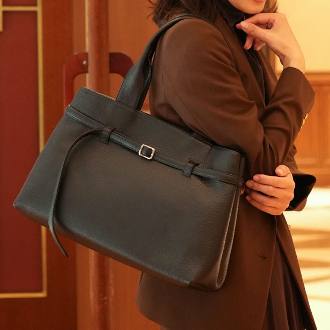 【傳濱野】仕事終わりの自分時間も楽しむ、たっぷりA4サイズ“寄り道トート”Cecile Apero（セシル アペロ）【最短当日、最長翌営業日出荷】 | 傳濱野 | 04