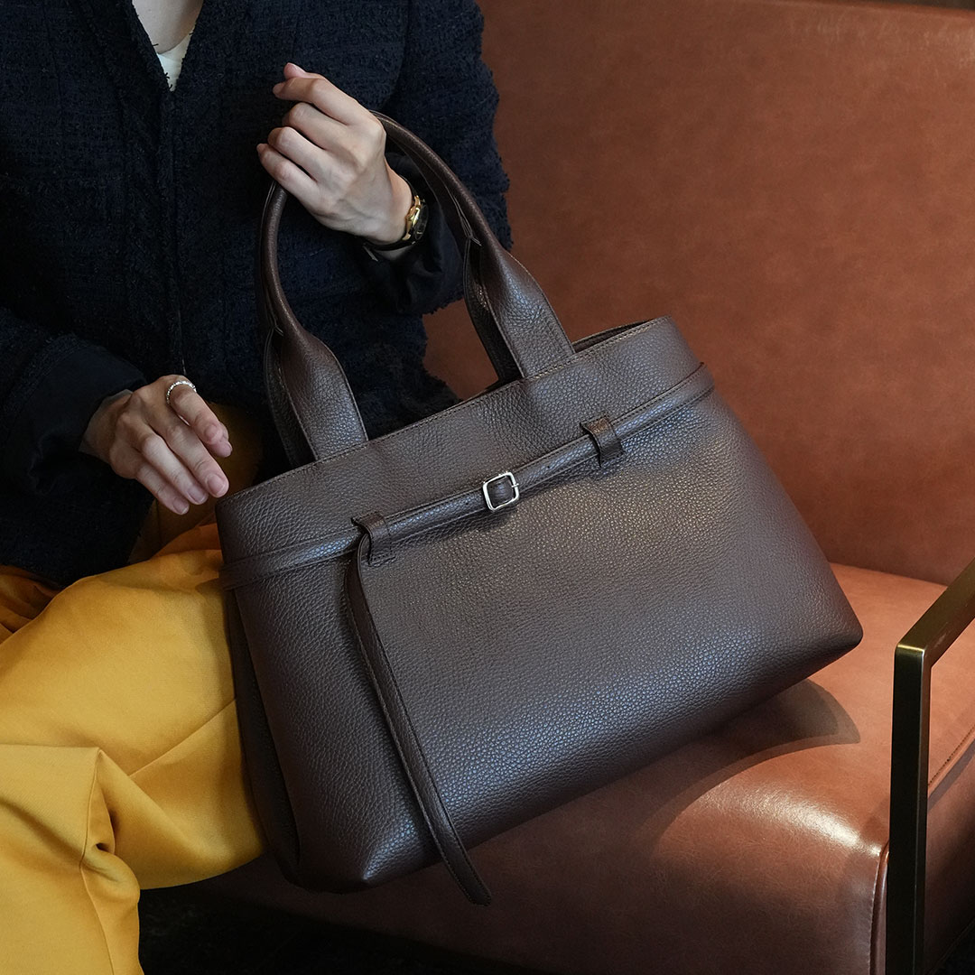 【傳濱野】仕事終わりの自分時間も楽しむ、たっぷりA4サイズ“寄り道トート”Cecile Apero（セシル アペロ）【最短当日、最長翌営業日出荷】 | 傳濱野 | 02