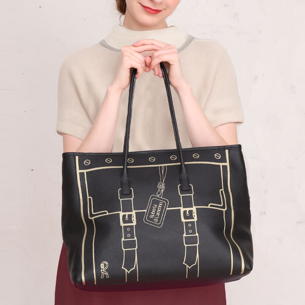 ☆Roberta☆ロベルタ 犬刺繍 お散歩バッグ ヨコ16×タテ25×底マチ