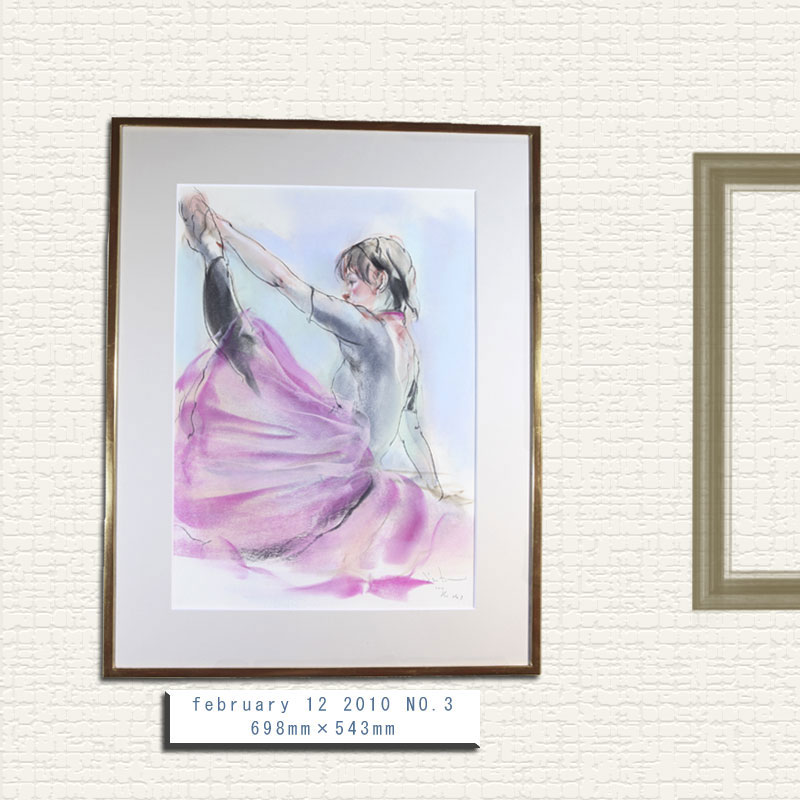 artgallery】広田稔パステルクロッキー july 7 2010 No.36（555mm