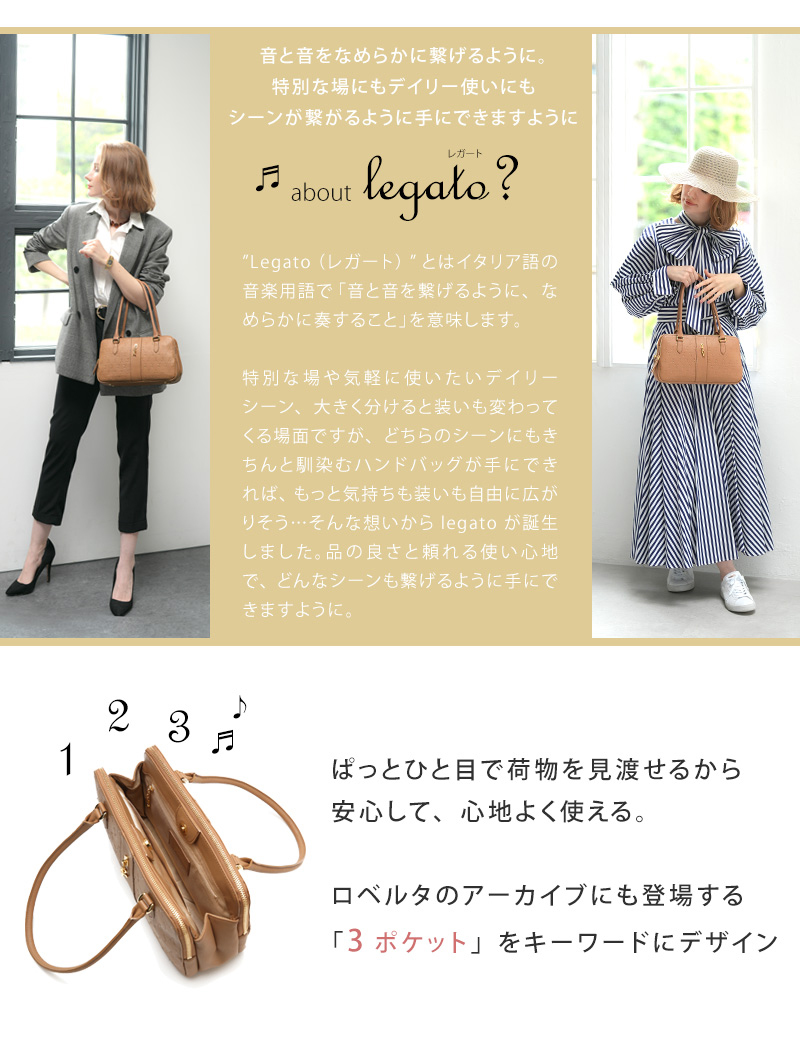 ROBERTA DI CAMERINO 【ロベルタ】ハンドバッグの品格と整理上手