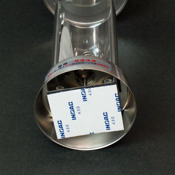 ローソク立て ステン/ガラス風防 BY-2 ステン/ガラス 1基 お墓