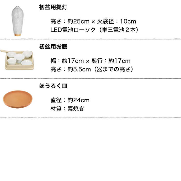 初盆セット ミニサイズ Cセット 30cm幅 基本 新盆セット お盆用品 お盆飾り 初盆飾り 白提灯 Led 迎え火 精霊棚 盆棚 ミニ コンパクト お仏壇 仏具 浜屋 01 75setc 浜屋ネットヤフー店 通販 Yahoo ショッピング