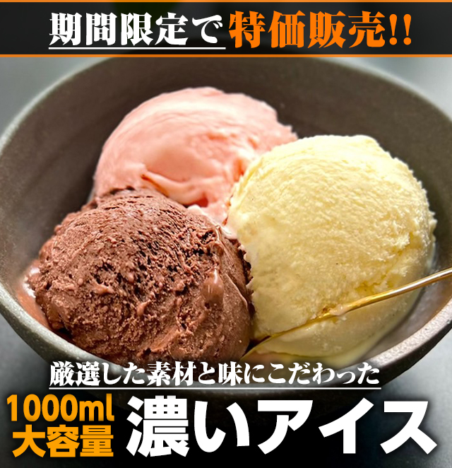 アイス アイスクリーム 濃いアイス 大容量 1リットル ショコラ ストロベリー バルク チョコレート 苺 いちご 業務用 安い 濃厚 おためし