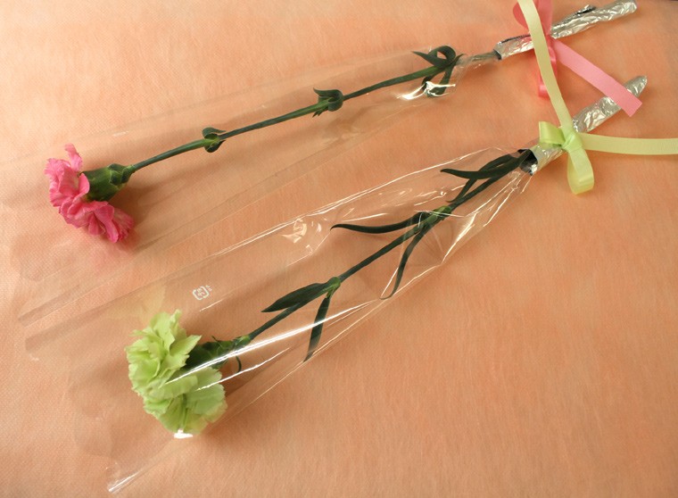 贈呈花カーネーション１輪