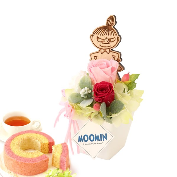 母の日 21 プレゼント 女性 ムーミン プリザーブドフラワー バラ ギフト お菓子 花とスイーツ 40代 50代 60代 70代 Moomin Gifta1 プレゼント ギフト 花コラボ 通販 Yahoo ショッピング