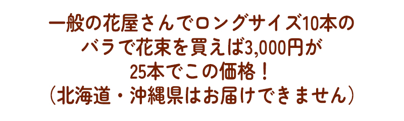 25本でこの価格