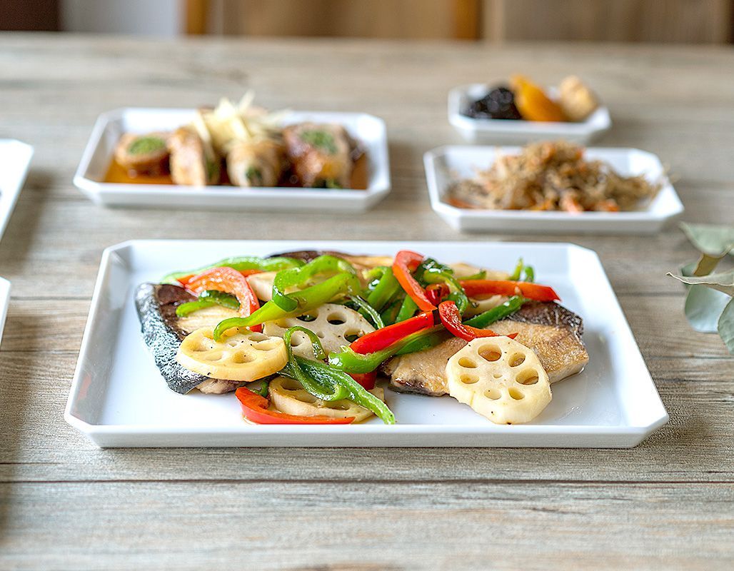 1616 / arita japan 1616/arita japan TY 角平プレート 23cm ホワイト