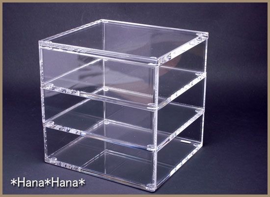 アクリル製重箱 透明三層 重箱 アクリル 3段 M 16cm 食器 おせち 弁当箱 オードブル クリア