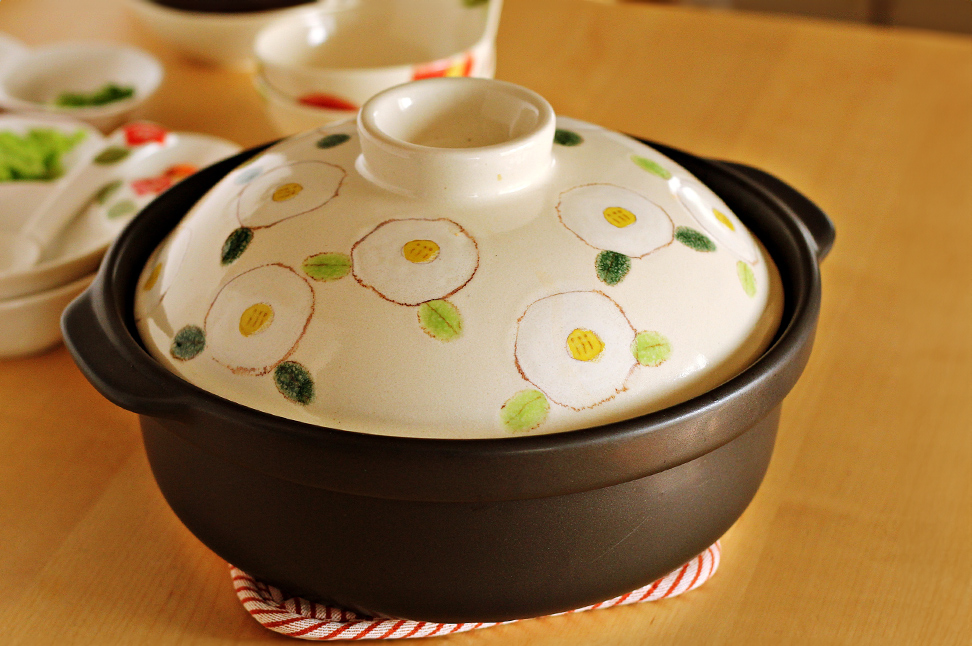 土鍋 陶器 葉っぱのつまみ付き　28センチ Primitive陶舎花花 Yahoo!店 - 土鍋｜Yahoo!ショッピング