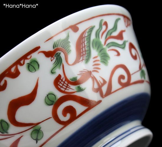 期間限定お値下げ】 ヒヅミ峠舎 色絵 どんぶり ラーメン鉢 ヒヅミ峠舎