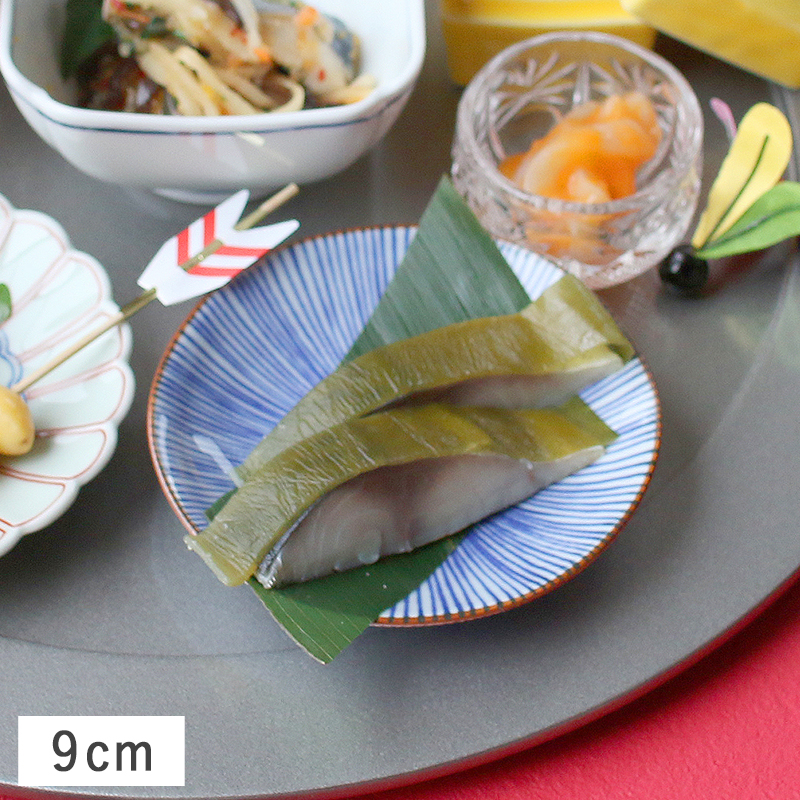 【新品未使用】　食器　まとめ売り　お正月　お祝　小鉢　皿　スクエア 白磁一本線 桔梗渕小付 ミニ小鉢 9.5cm 波佐見焼 // 和食器 食器 鉢