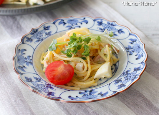 桔梗型リム取皿 割草花紋様 16cm 波佐見焼 // 和食器 食器 小皿 取り皿