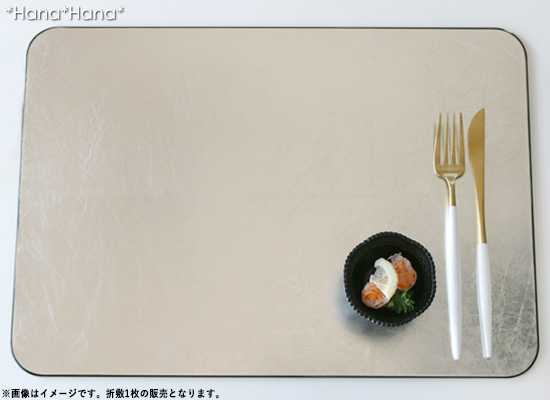 新品未使用 折敷 43cm 乾漆 漆器 2枚セット 長角フラットプレイスマット 長角フラットプレイスマット 折敷 43cm シルバー 漆器 トレー