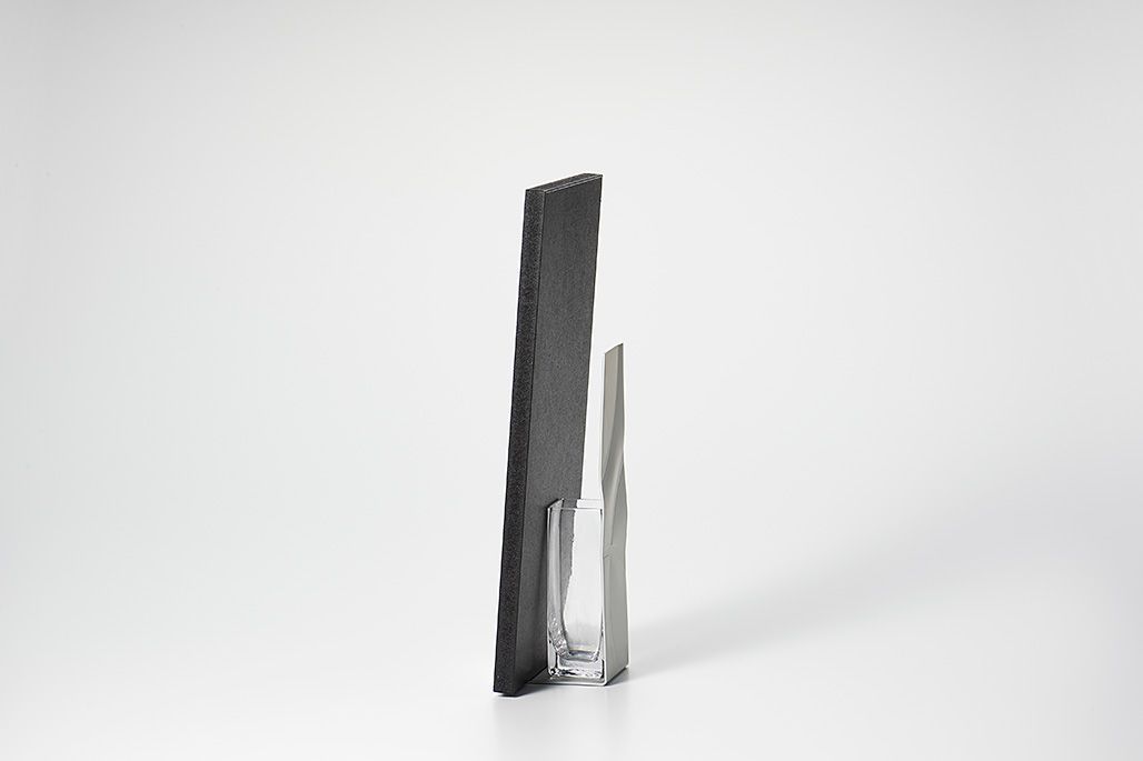 ALART アルアート フラワーベース 花器 花瓶 30cm アルミ 金属 日本製