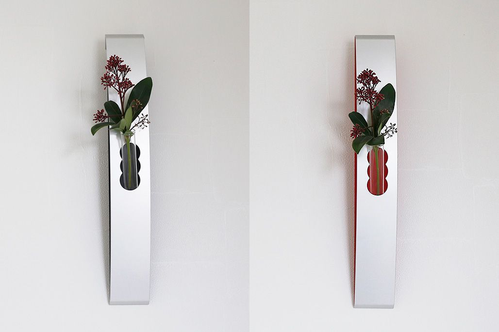 ALART アルアート フラワーベース 花器 花瓶 細長方形 壁掛け L 50cm