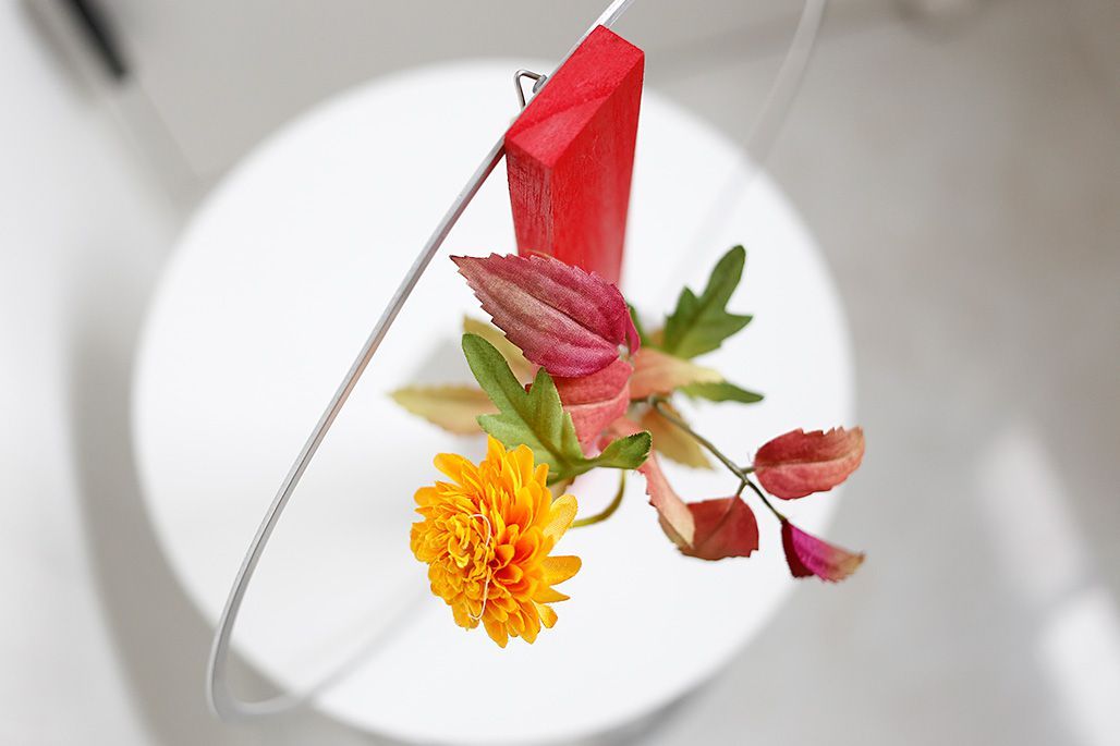 ALART アルアート フラワーベース 花器 花瓶 丸フレーム 30cm アルミ