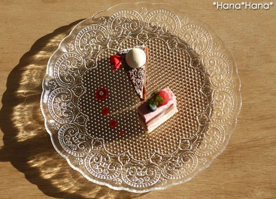 在庫限り／ 食器 ガラス食器 皿 大皿 ホールケーキプレート 28cm