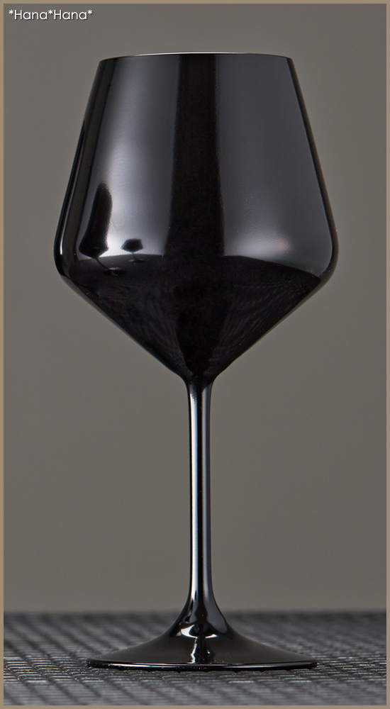 ガラス食器 グラス ワイングラス 黒 おしゃれ カラーズ/ブラック