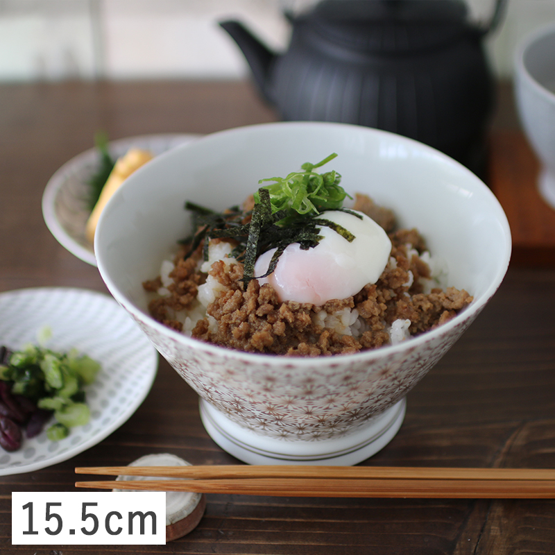 SAIKAI 食器 はさみやき 波佐見焼 丼 どんぶり 亀甲紋 くらわんか丼