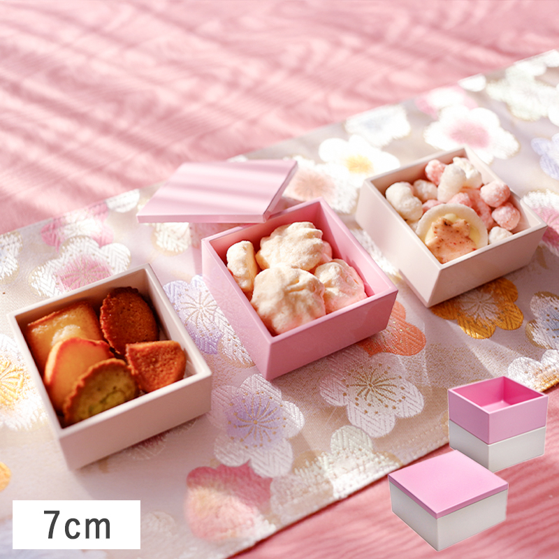 赤絵小重箱 赤絵花舞重箱/陶器の重箱（3段） - 【おとなの和食器屋