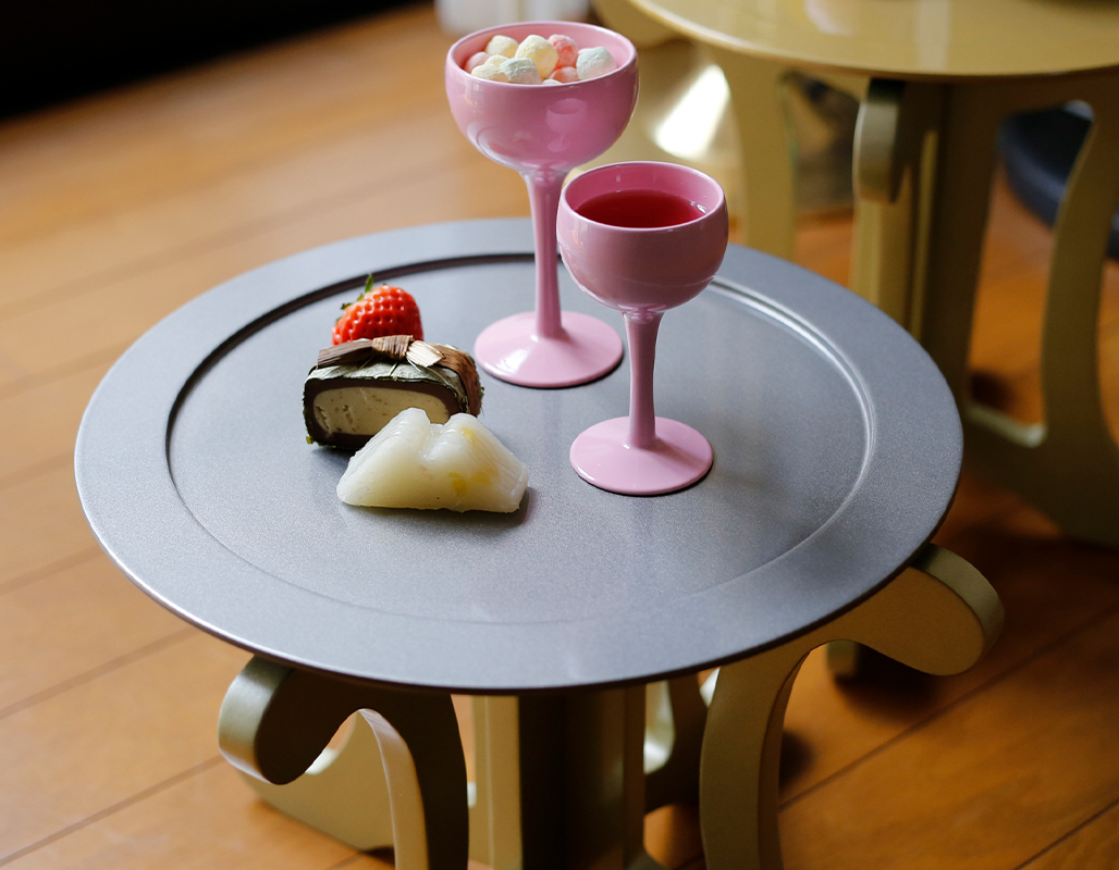 在庫限り／丸サービングトレー30cm シルバー 漆器 和食器 敷皿