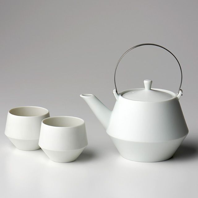 frustum フラスタム 土瓶 850ml(つるステンレスシルバー) 煎茶碗2客