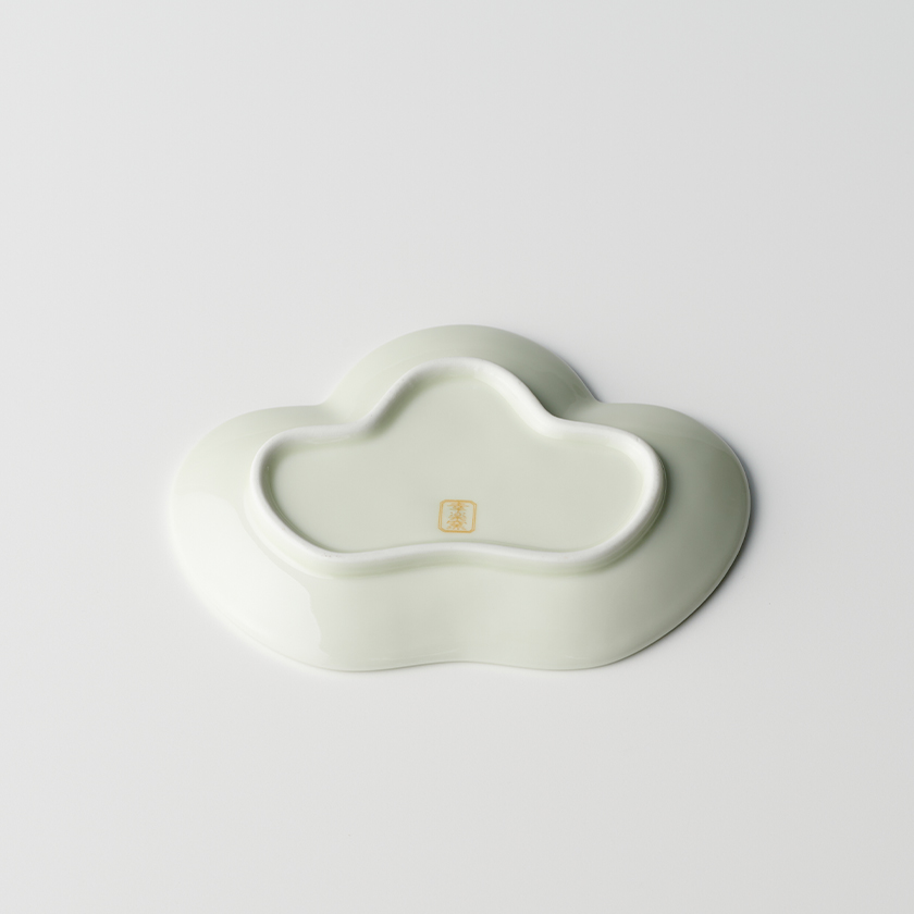 錦金松葉型 銘々皿 13.3cm 幸楽窯 有田焼 // 和食器 食器 陶磁器 小皿