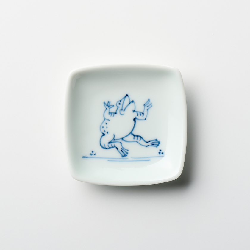 高山寺 角豆皿 6cm 洸淋窯 有田焼 // 和食器 食器 豆皿 姫皿 箸置き